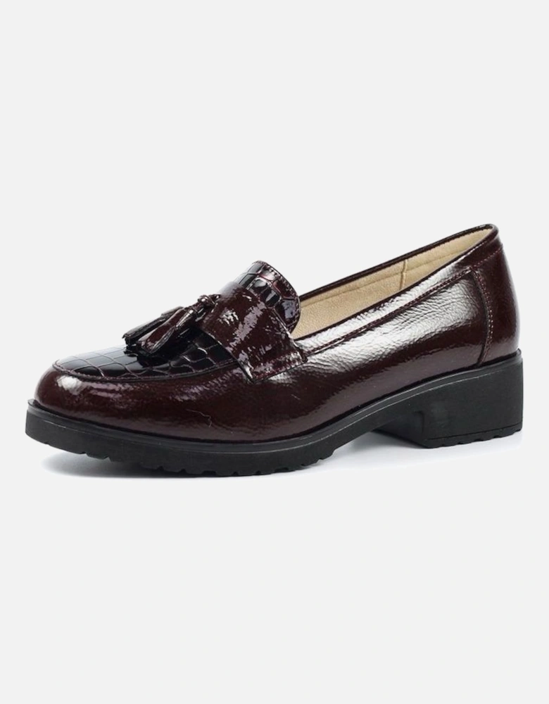 FLW002 Vivi Tassle shoe in Burgundy