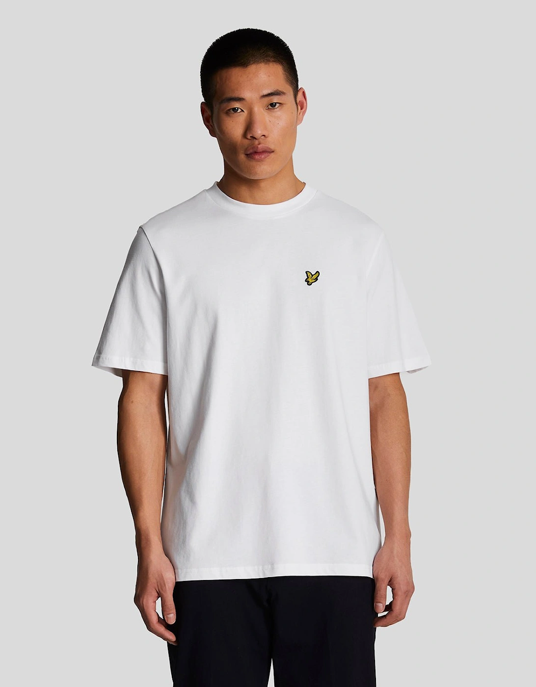 Lyle And Scott Men's White Oversized T-Shirt - : Regular/36 S