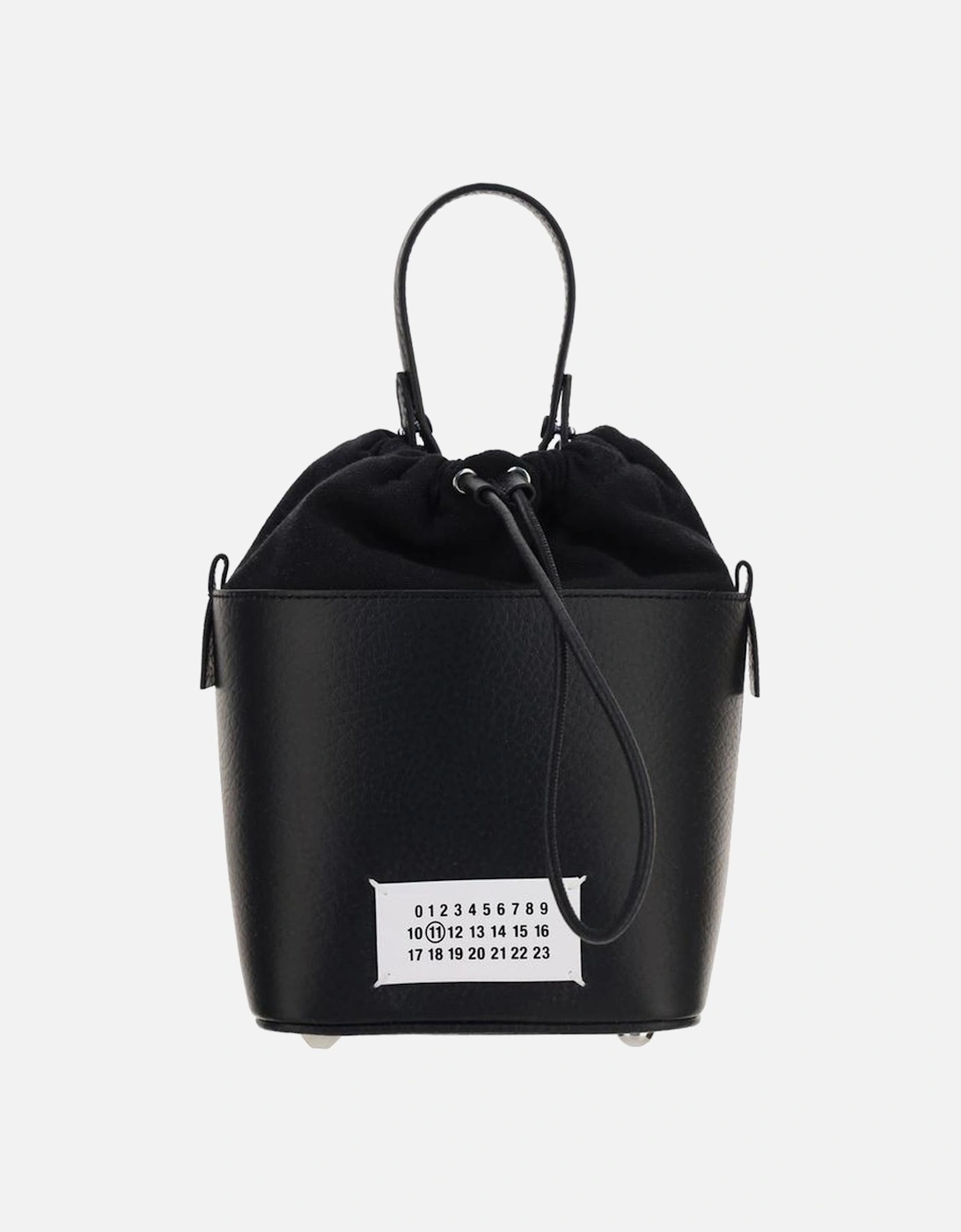 Margiela Glam Slam Bucket Bag Women Black Messenger Bags, 5 of 4