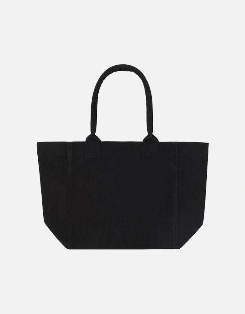 Cotton Yenky Small Tote Bag with Monogram Women - Black Shoulder Bags