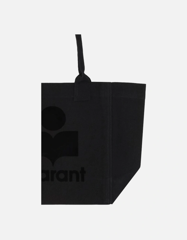 Cotton Yenky Small Tote Bag with Monogram Women - Black Shoulder Bags