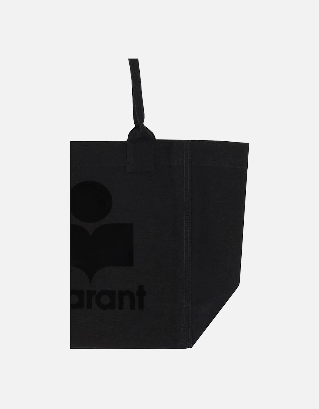 Cotton Yenky Small Tote Bag with Monogram Women - Black Shoulder Bags