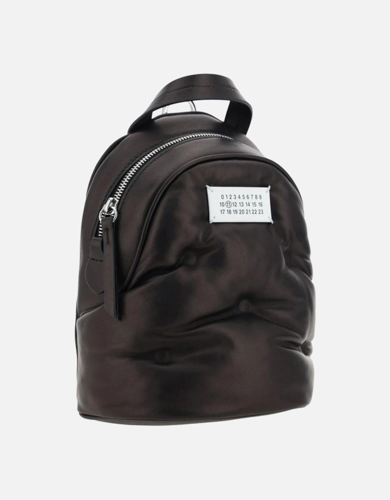 Calfskin Glam Slam Quilted Backpack Women - Brown