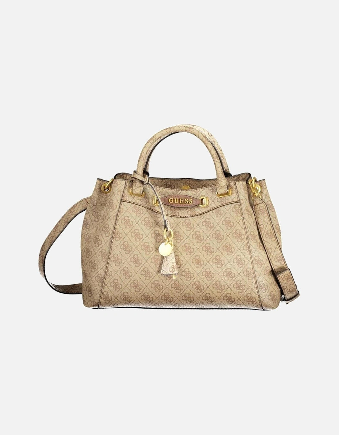 Logo Bag with Adjustable Strap and Protective Feet Women - Beige, 4 of 3