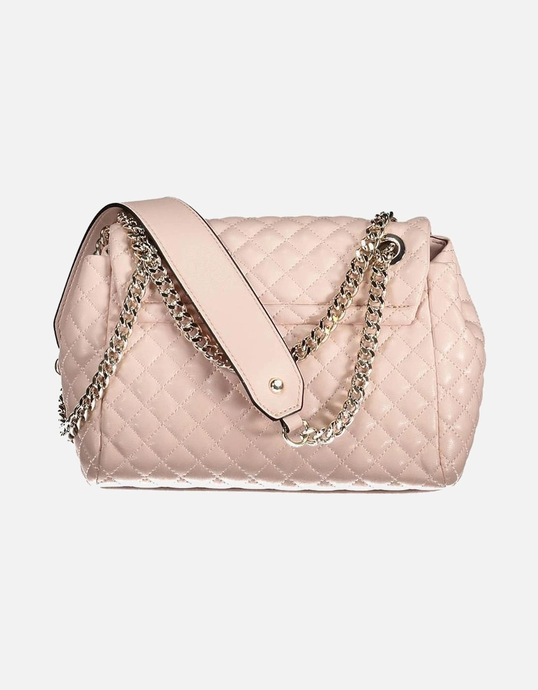 Quilt Bag with Chain Strap and Protective Feet Women - Pink Handbags