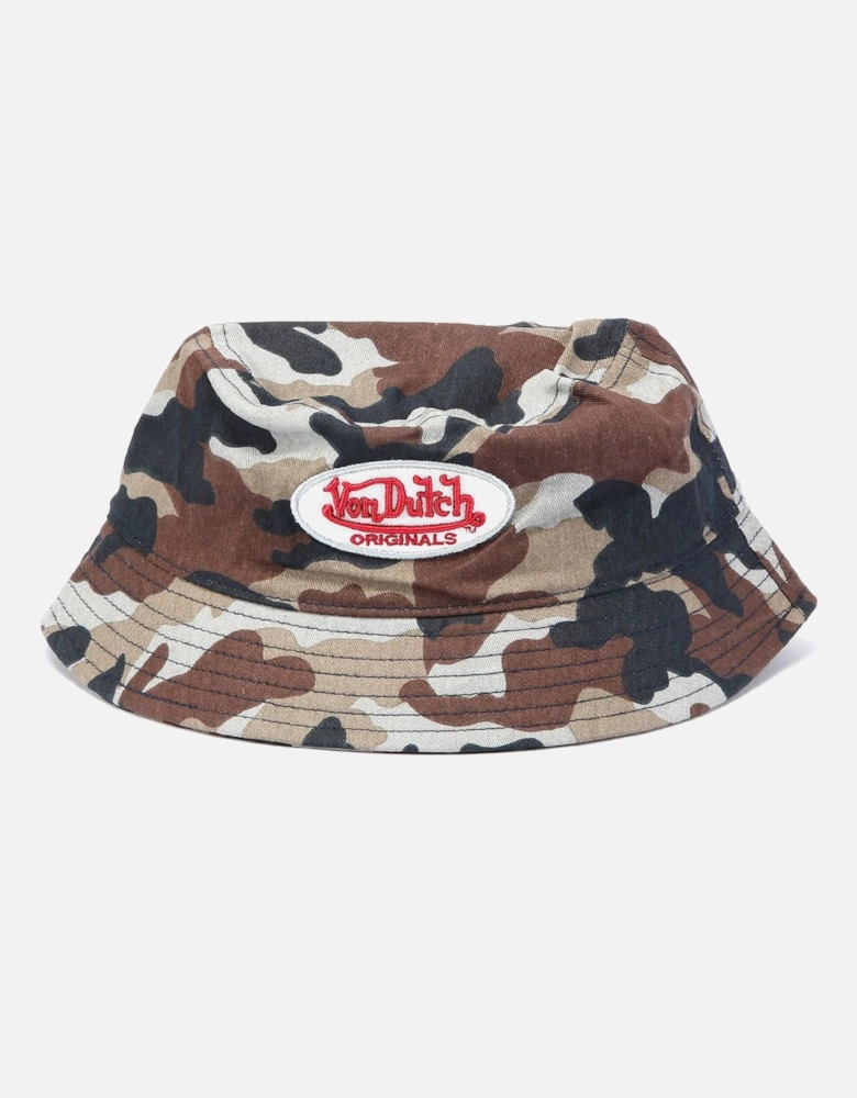 Phoenix Camo Cotton Brown Bucket Hats