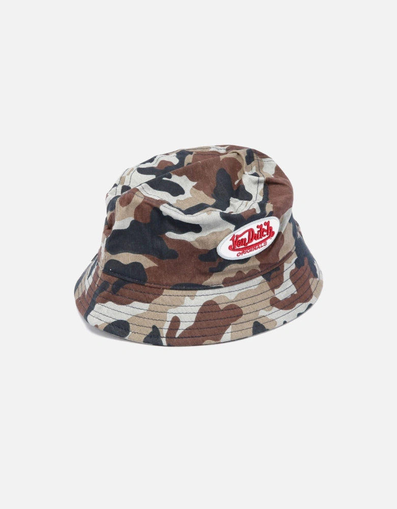 Phoenix Camo Cotton Brown Bucket Hats