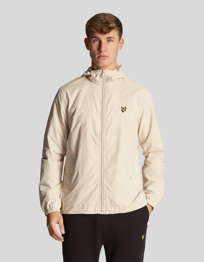 Zip Through Hooded Jacket