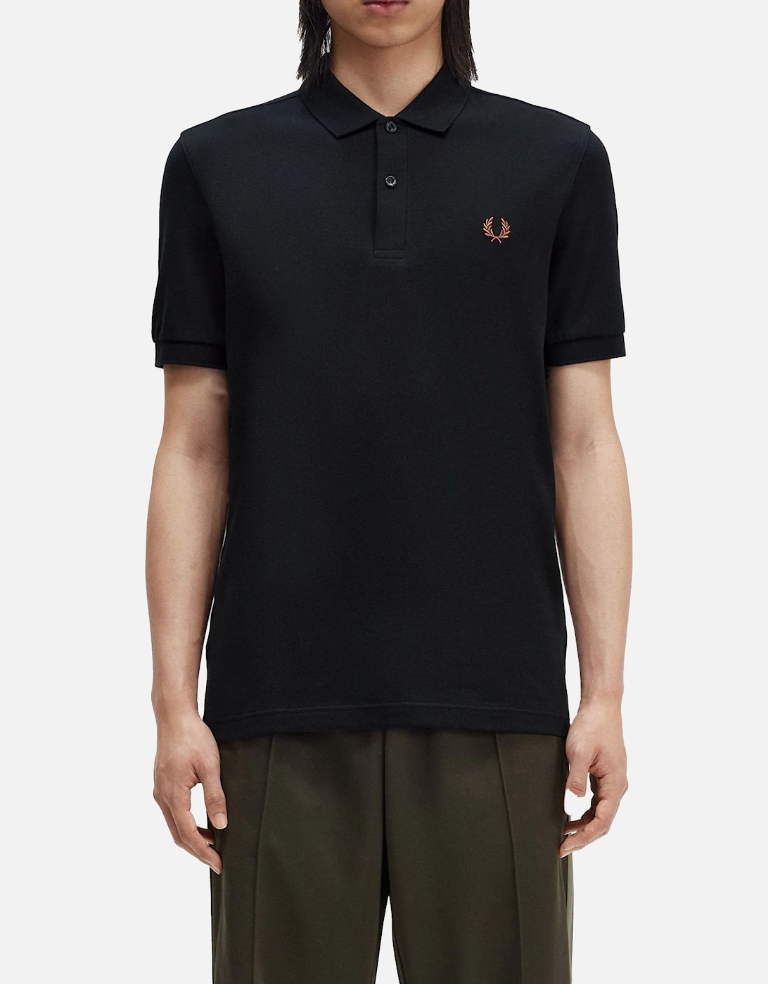 Plain Slim Fit Polo Shirt