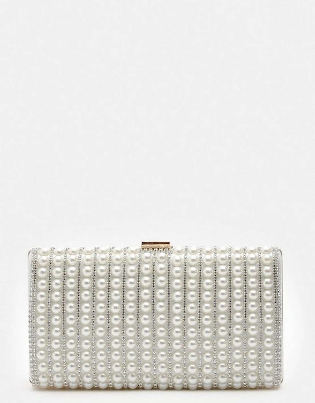 Pearl Embellished Clutch Bag