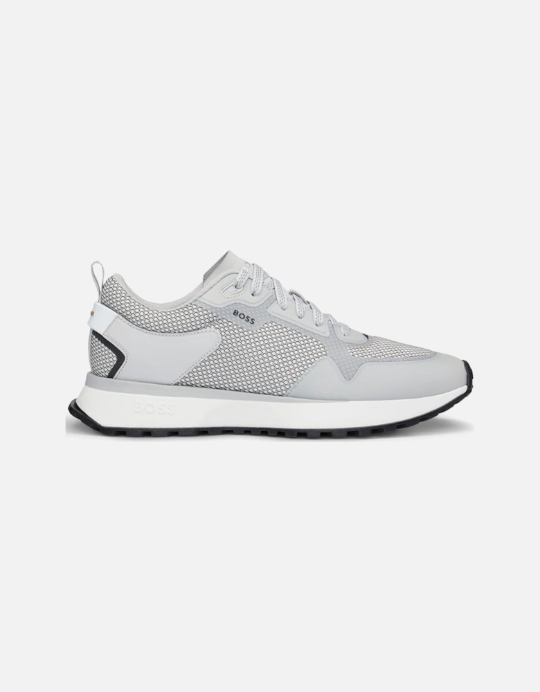 "Jonah" Runner Mixed-Material Trainers, Grey