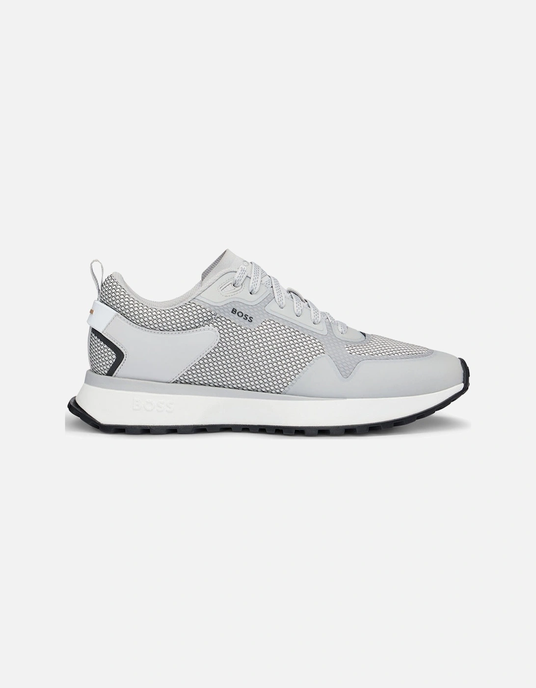 "Jonah" Runner Mixed-Material Trainers, Grey, 3 of 2