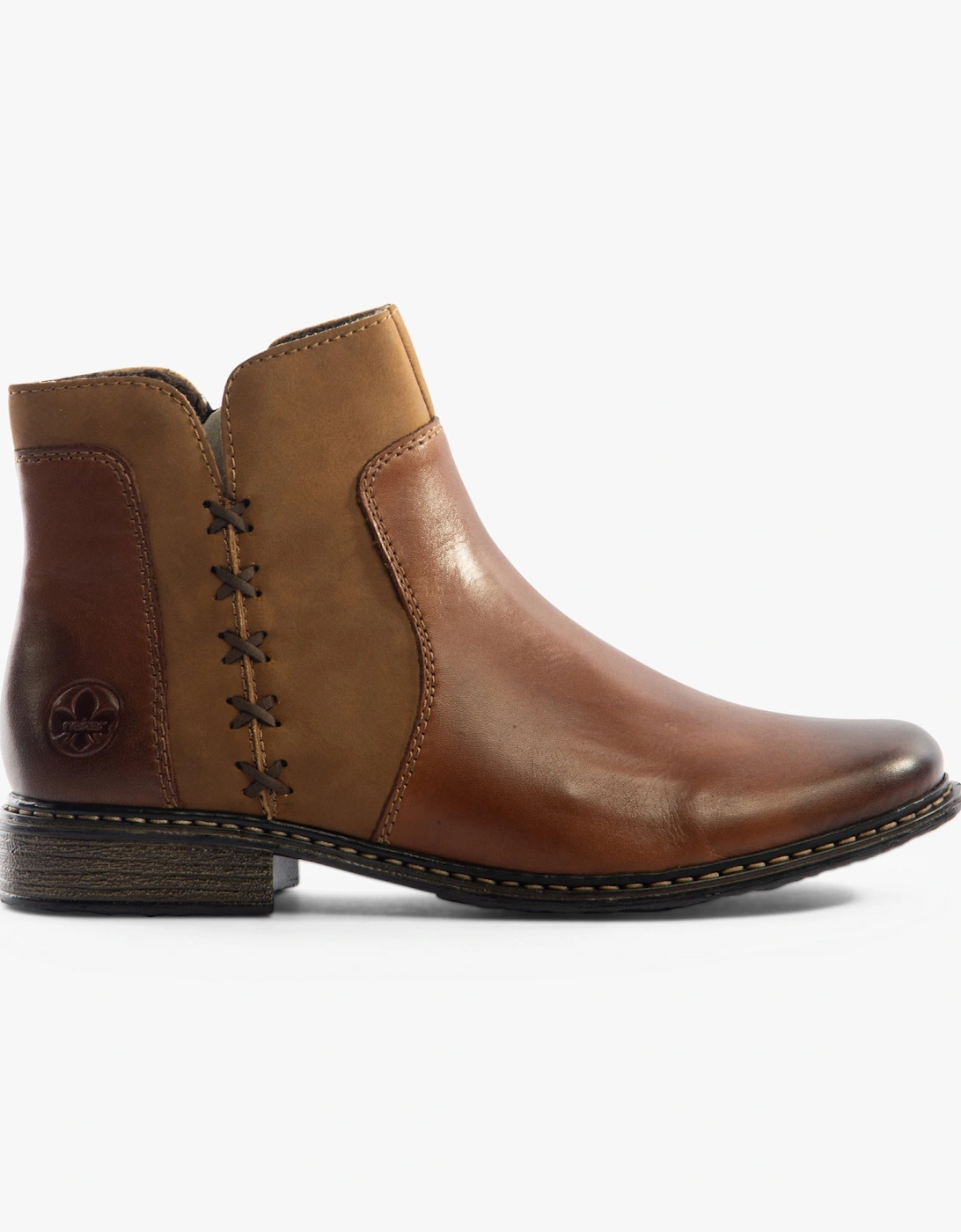 Women's Rieker Z4951-24 Womens Boots Brown - Size: 7.5