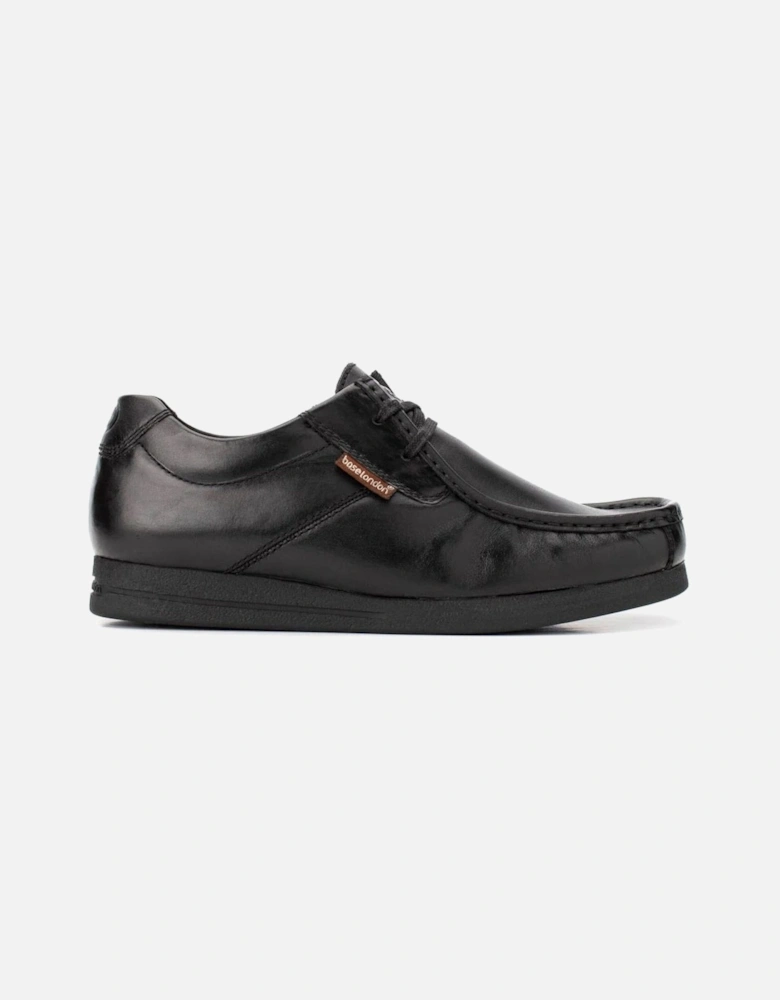 London Men's Event Waxy Leather Shoe In Black