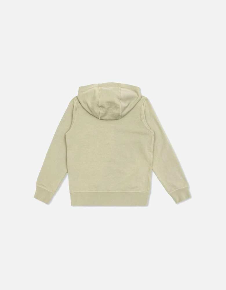 Kids Compass Pullover Hoodie Beige