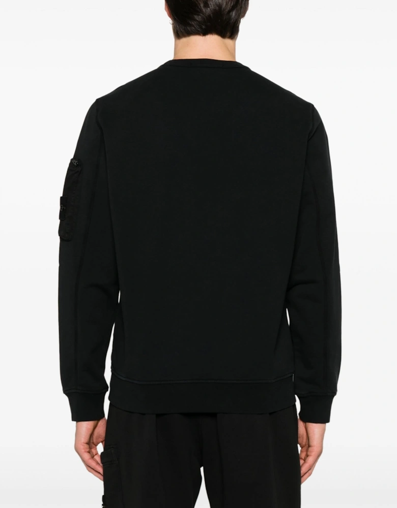 Sleeve Pocket 6100003 Sweatshirt Black