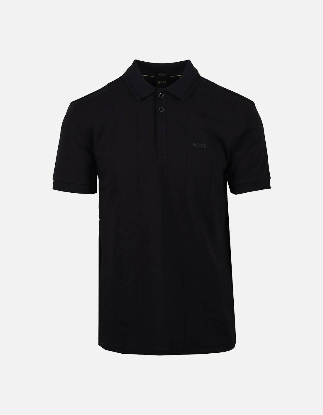 Boss Drop Needle Paddy Polo Shirt Black, 4 of 3