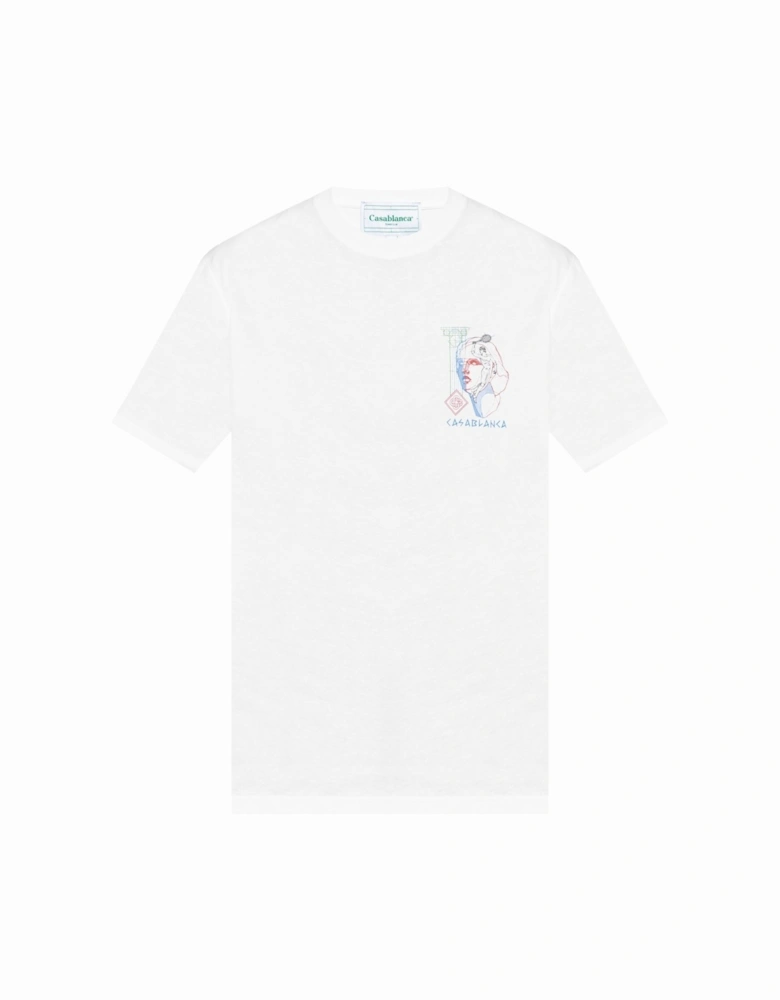 Play In Progress Printed T-Shirt in White