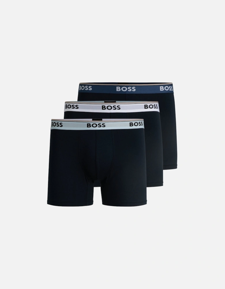 3-Pack Power Boxer Briefs, Navy