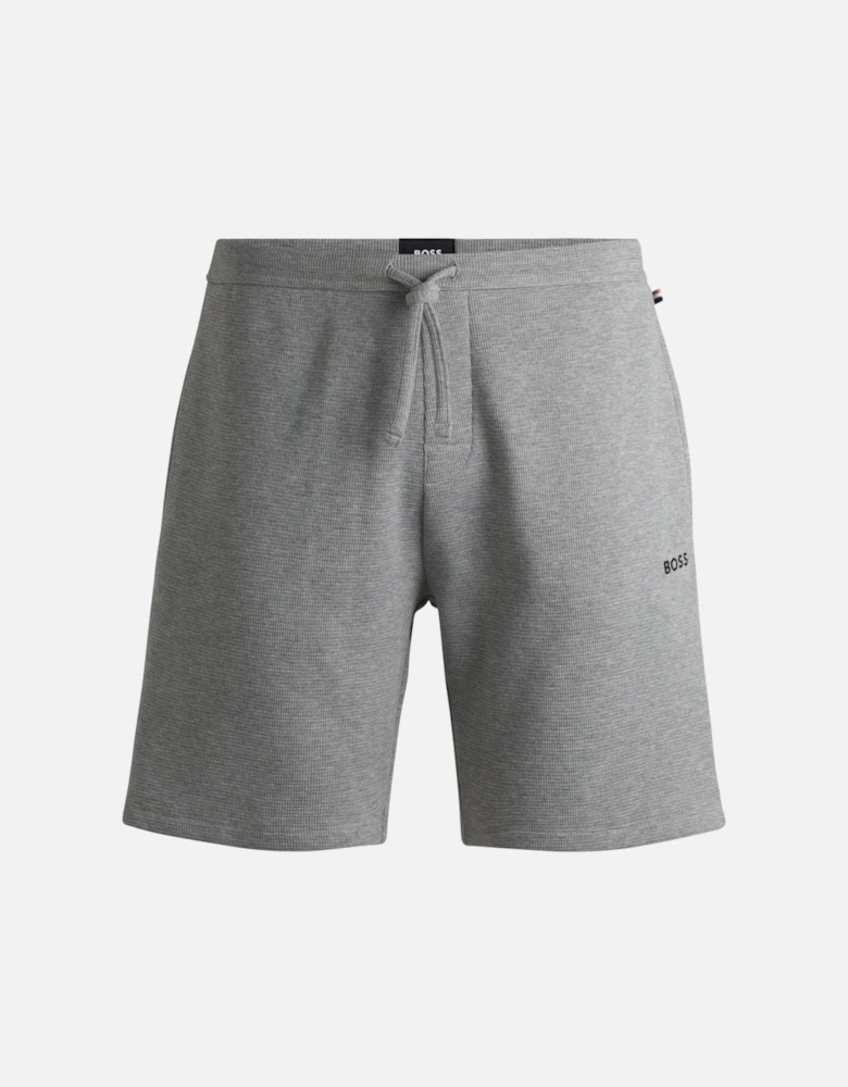 Waffle Lounge Shorts, Medium Grey