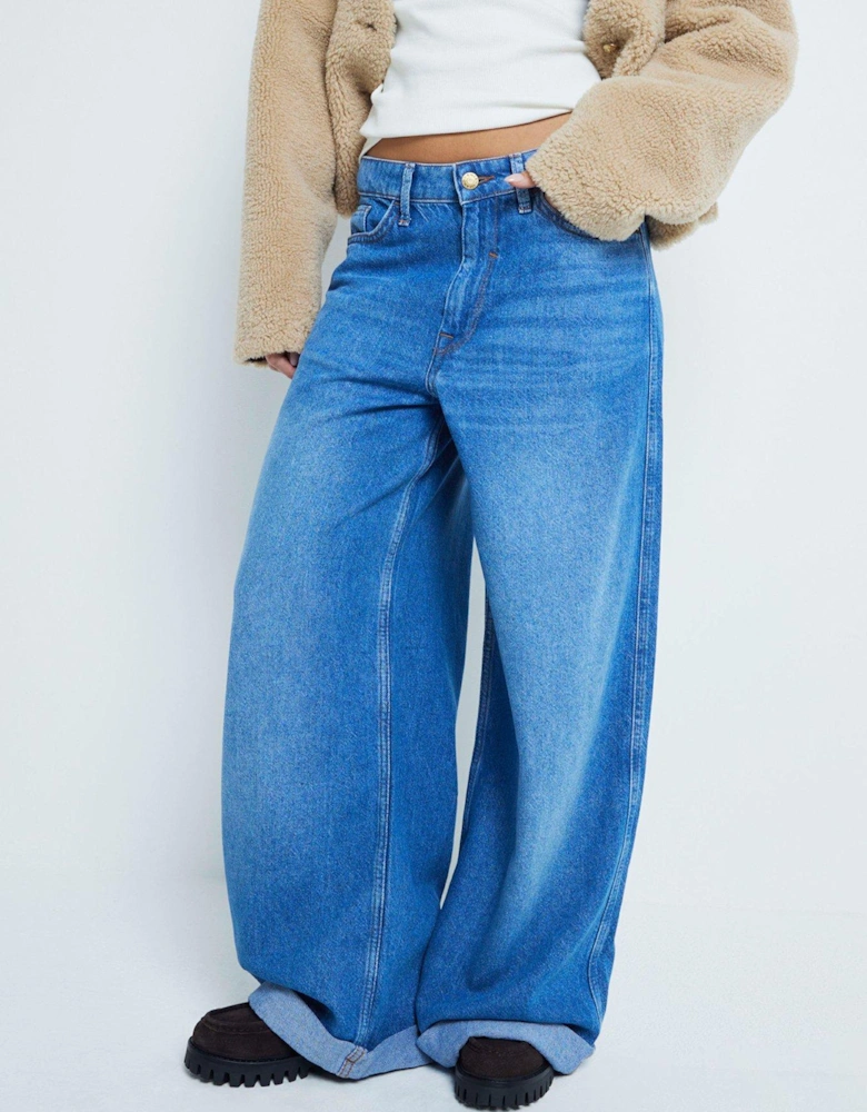 Super Wide Jeans - Blue