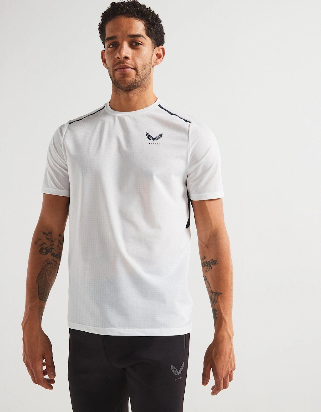 Mens Training Apex Aeromesh 1/2 Zip - White, 6 of 5