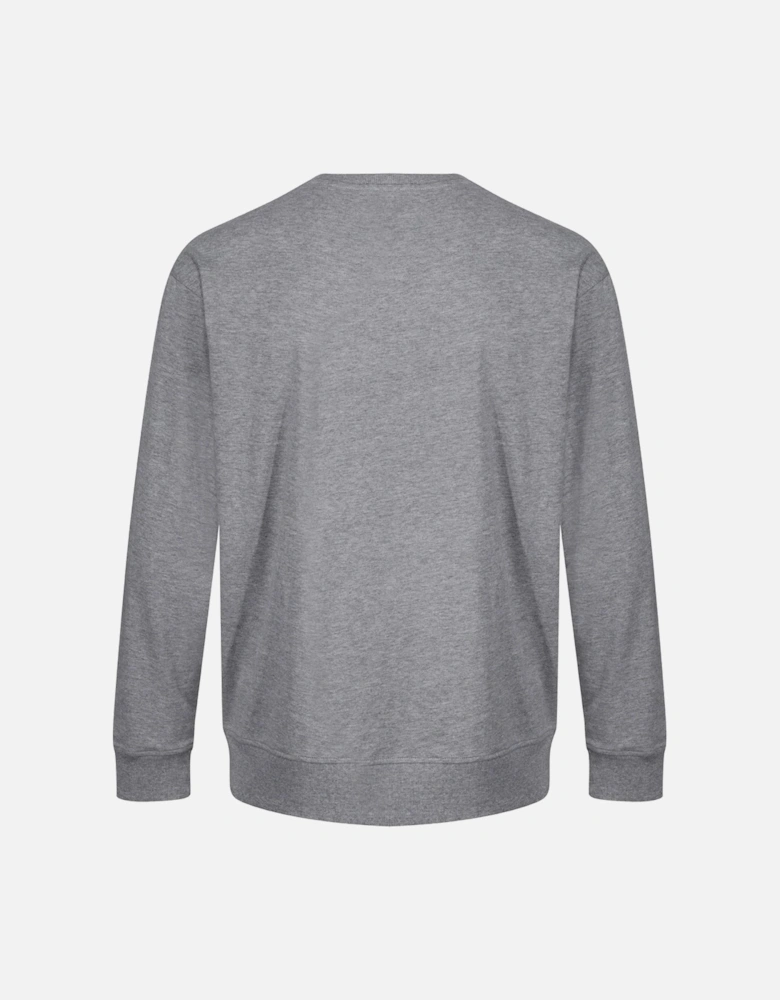 Luke1977 Knoxville Oversized Sweat - Mid Mrl Grey