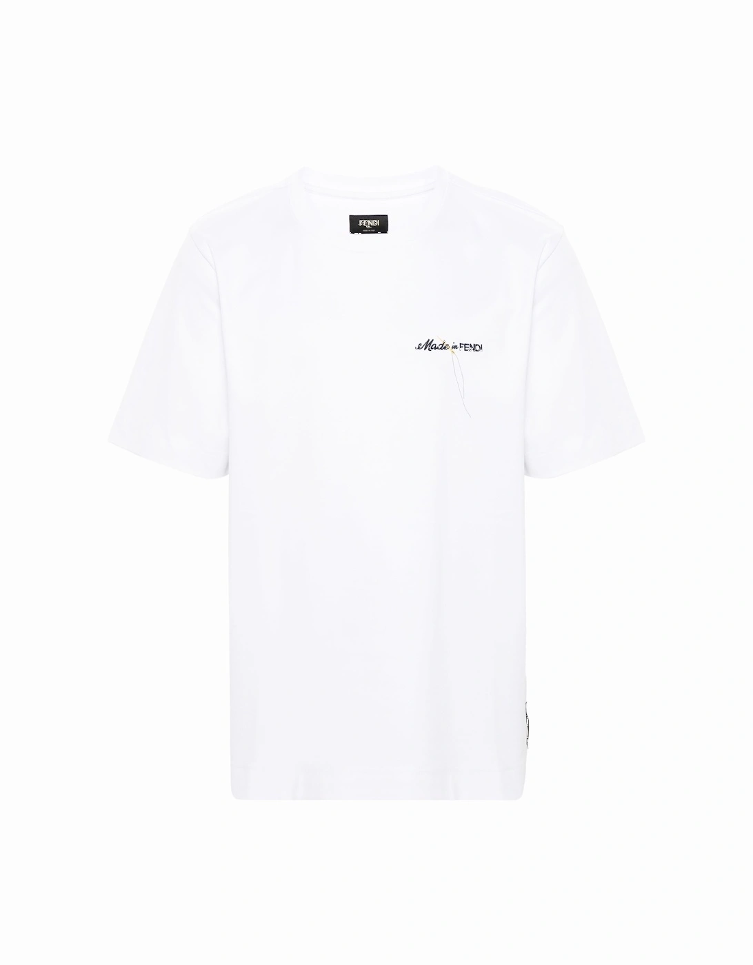 Made in Embroidered T-Shirt in White, 6 of 5