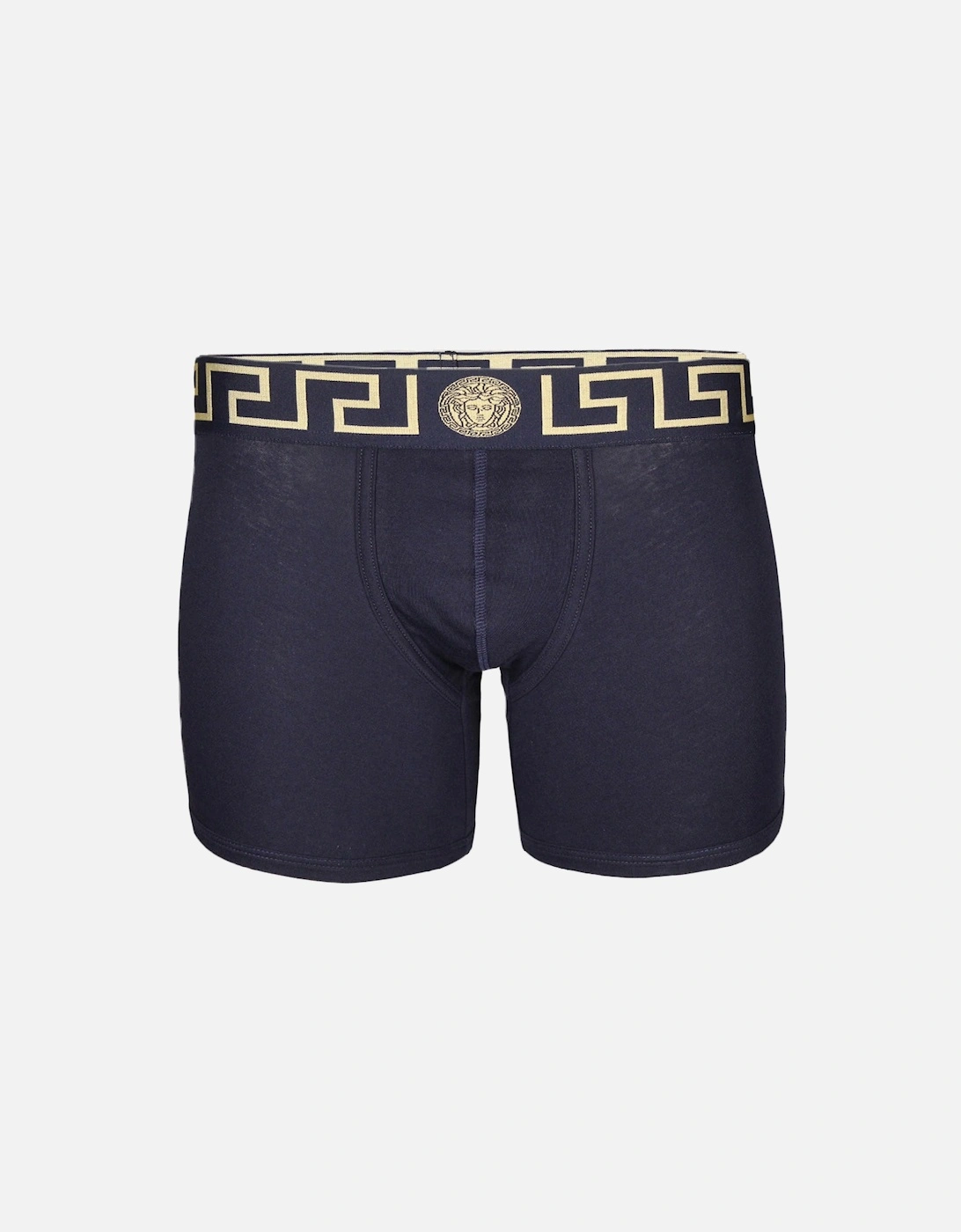 Greca Border Boxer Briefs, Blue/Gold, 3 of 2