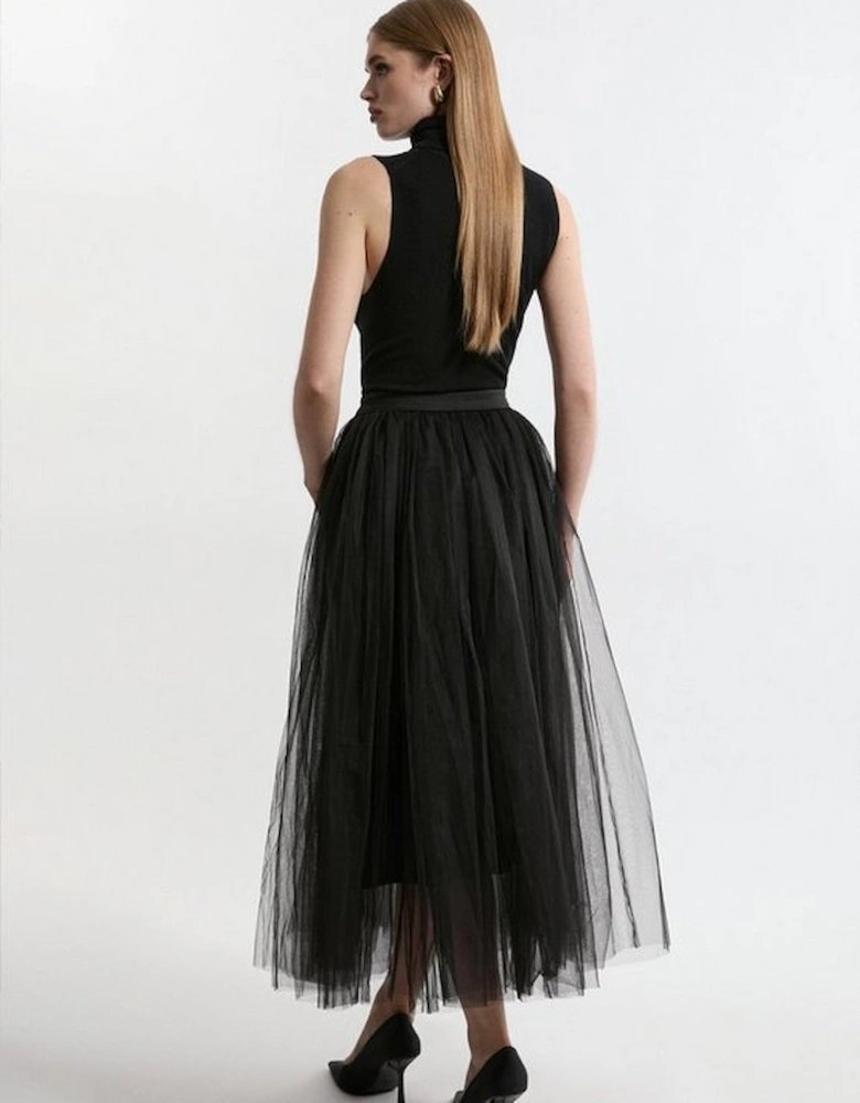 Lydia Millen Tulle Woven Maxi Skirt