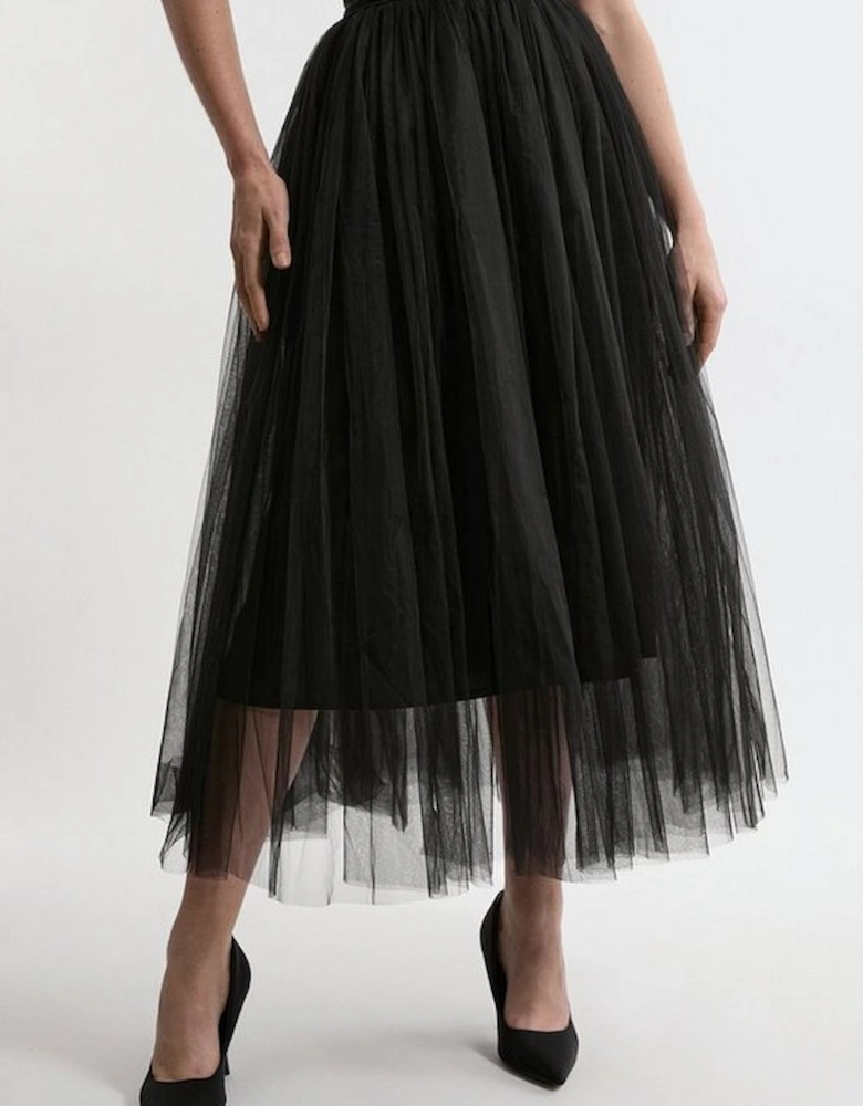 Lydia Millen Tulle Woven Maxi Skirt