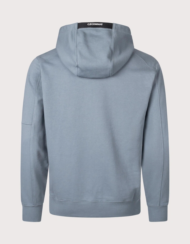 Diagonal Raised Hoodie