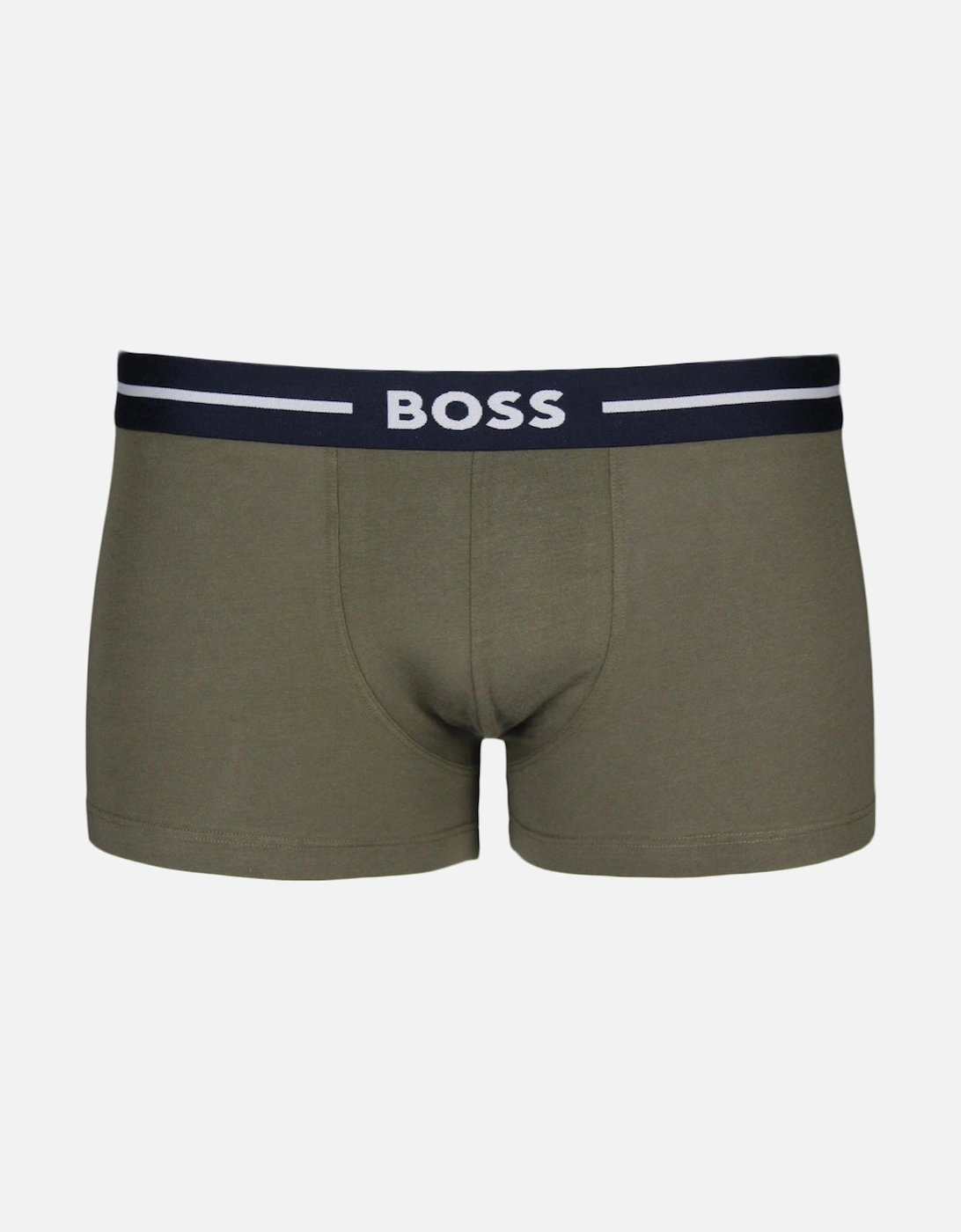 3-Pack Bold Boxer Trunks, Navy/Khaki/Beige