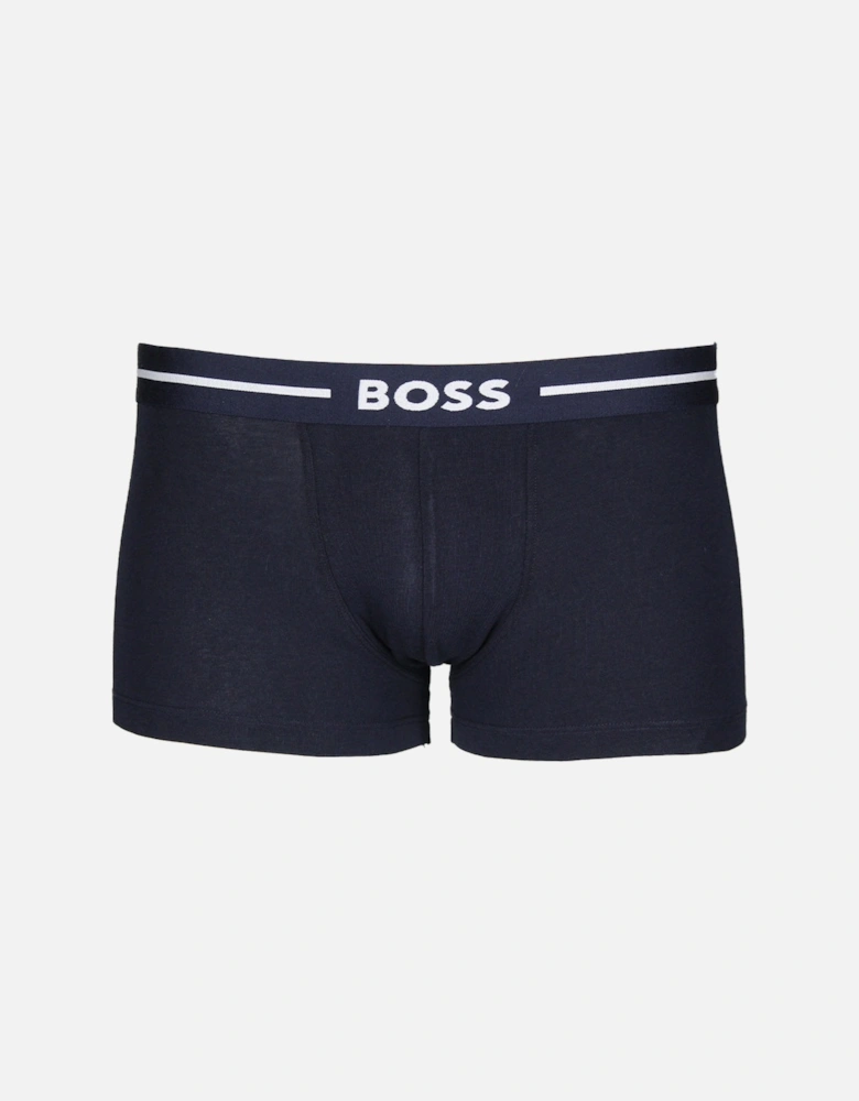 3-Pack Bold Boxer Trunks, Navy/Khaki/Beige