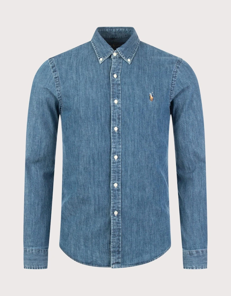 Slim Fit Denim Shirt