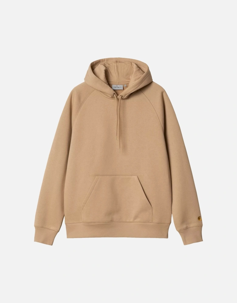 Hooded Chase Sweatshirt Dusty H Brown/Gold