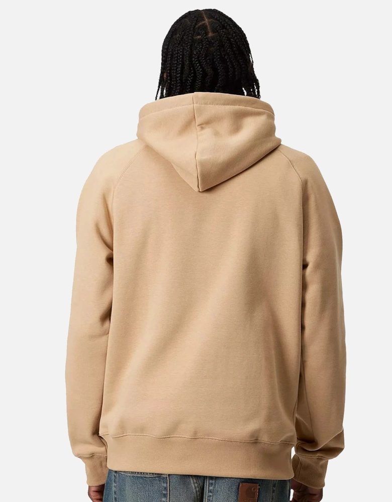 Hooded Chase Sweatshirt Dusty H Brown/Gold