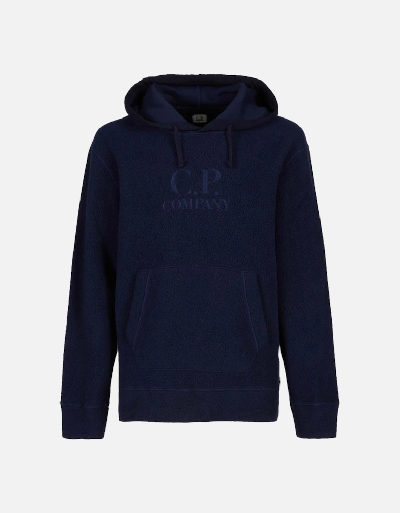 Wool Polar Fleece Logo Hoodie