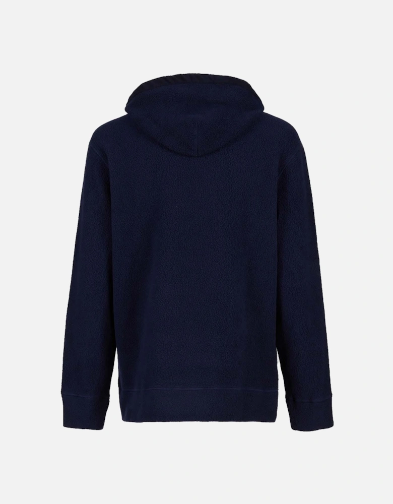 Wool Polar Fleece Logo Hoodie