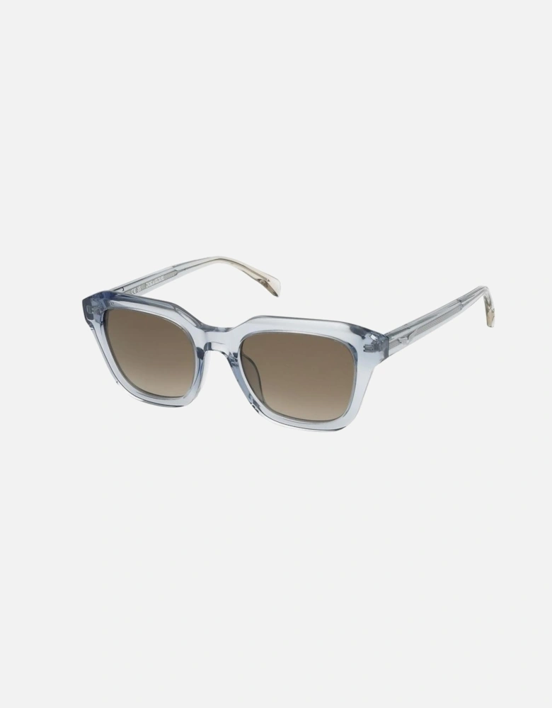 Acetate Bracelet Watch with Brown Glass Women - Blue Sunglasses
