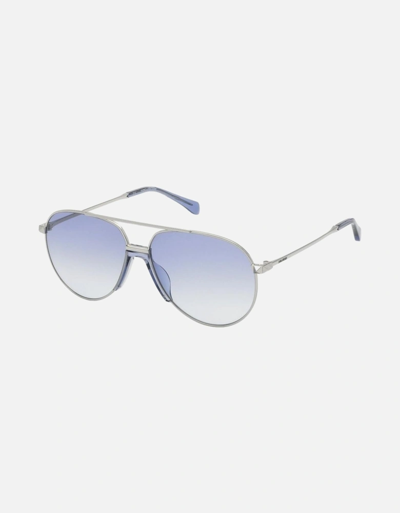 Metal Bracelet Grey Dial Watch Unisex - Gray Sunglasses
