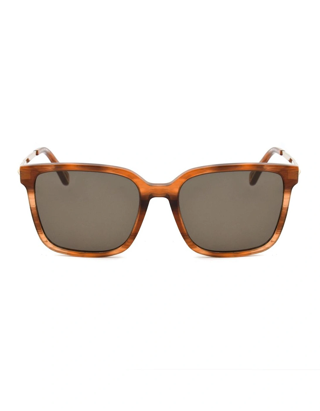Acetate Bracelet Watch with Brown Dial Women Sunglasses