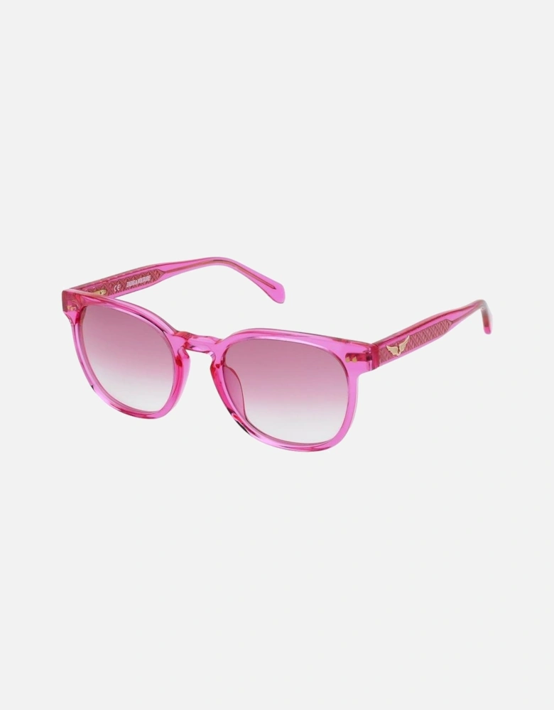 Acetate Bracelet Violet Glass Watch Women - Multicolor Sunglasses