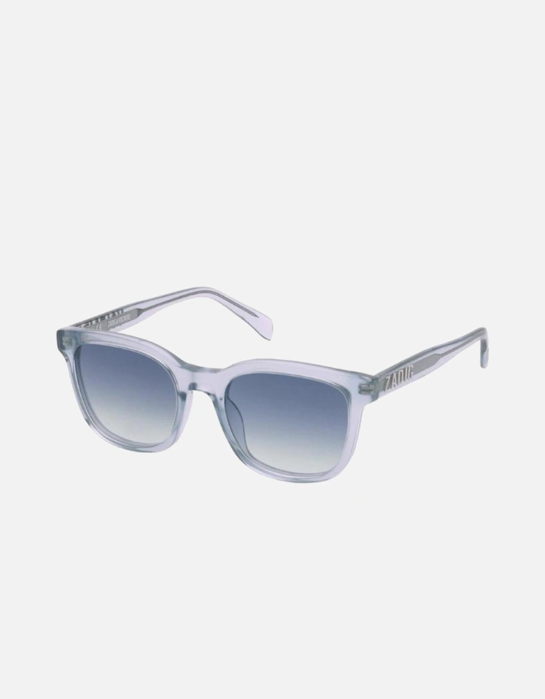 Acetate Bracelet Square Standard Watch Unisex - Blue Sunglasses