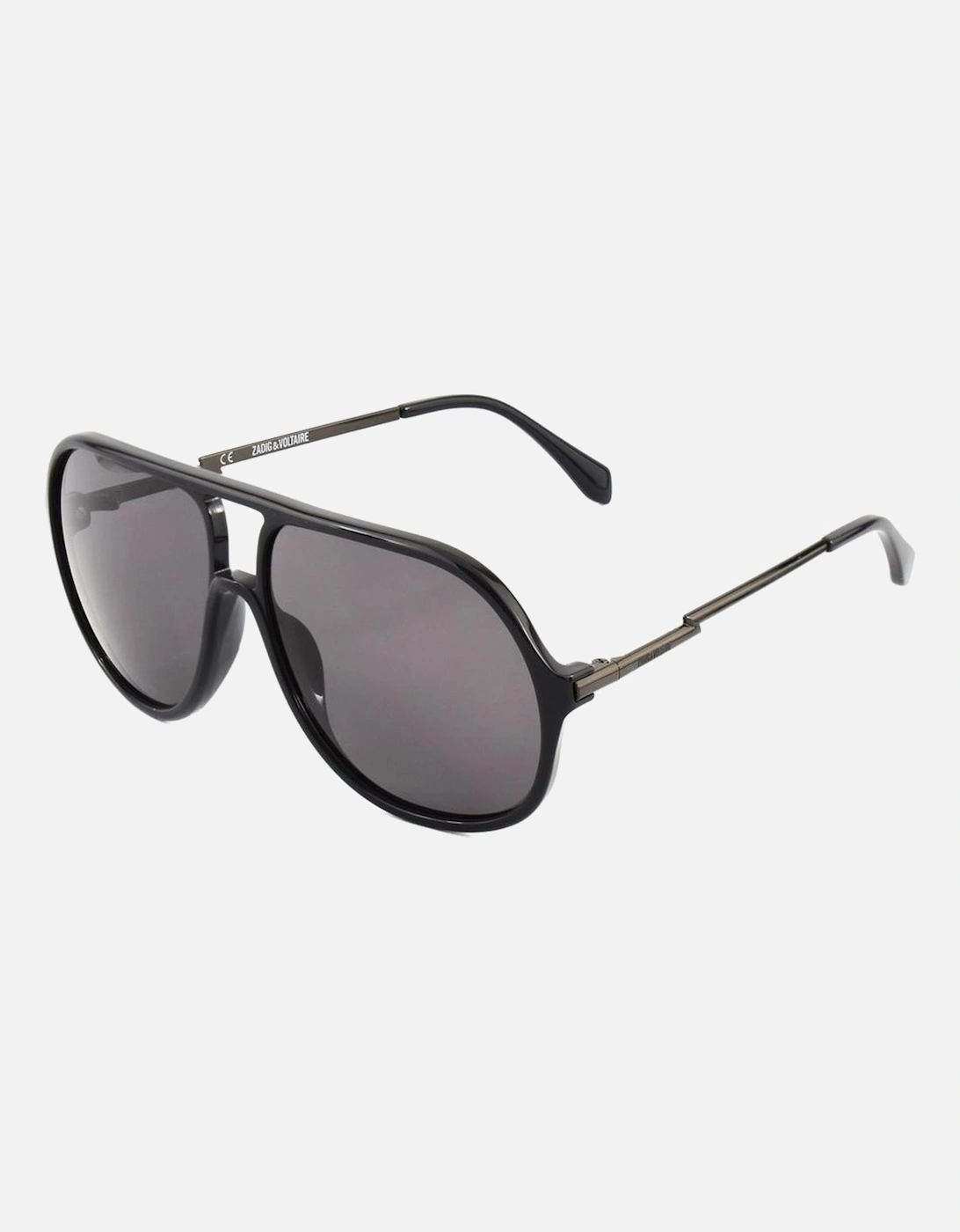Acetate Bracelet Watch with Grey Glass Unisex - Black Sunglasses, 3 of 2