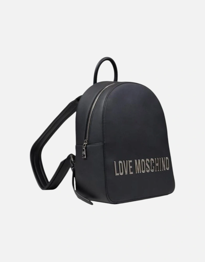 Womens Polyurethane Backpack - Gray