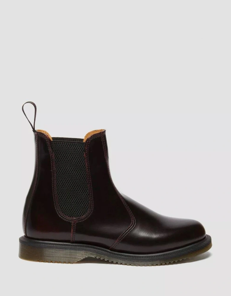 Dr. Martens Flora Chelsea Leather Women's Cherry Red Boots