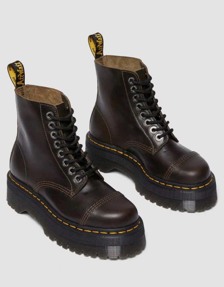 Dr. Martens Sinclair Leather Women's Brown Boots