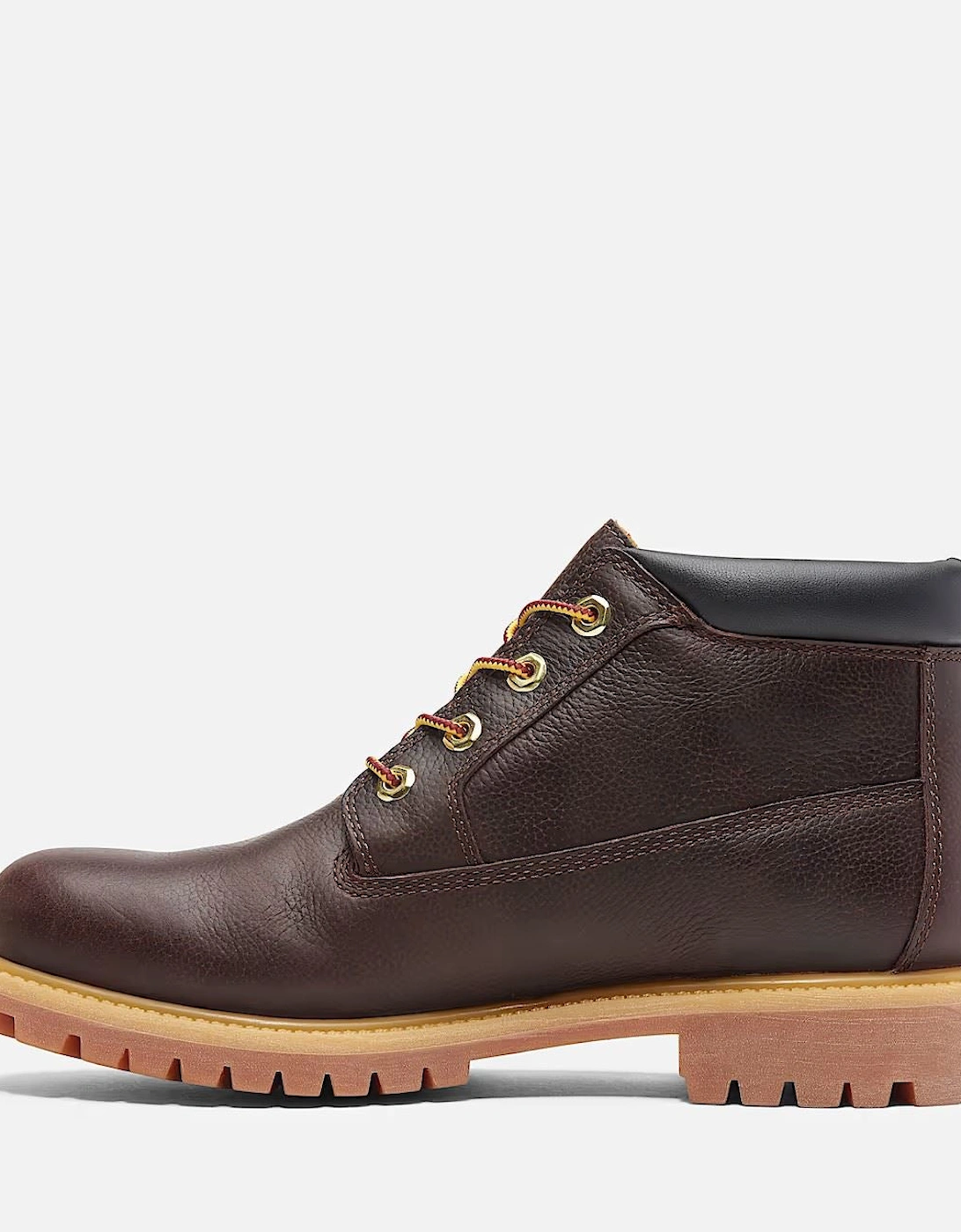 Premium Espresso Nelson Leather Men's Dark Brown/Black Boots