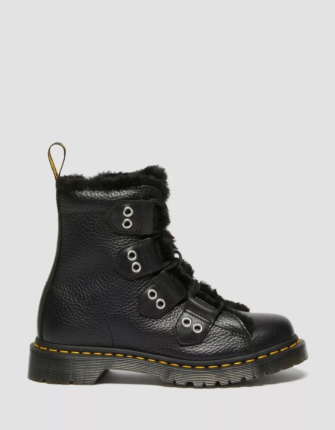 Dr. Martens Winterised 1460 Lace To Toe Leather Women's Black Boots